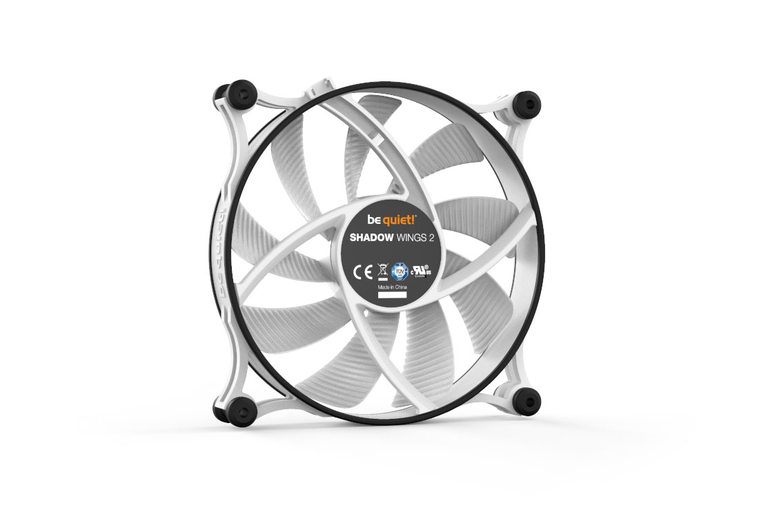 SHADOW WINGS 2 | 140mm White silent premium Fans from be quiet!